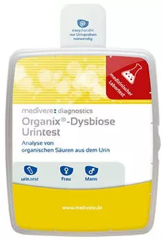 Medivere Organix®-Dysbiose Urintest Präzise Laborchemische Analyse zur Erkennung von 10 Organischen Säuren für Ihr Optimales Wohlbefinden