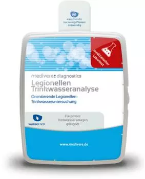 Medivere Trinkwasser Laboranalyse Legionellen Analyse von Legionellen im akkreditierten Fachlabor f&uuml;r eine Trinkwasserentnahmestelle