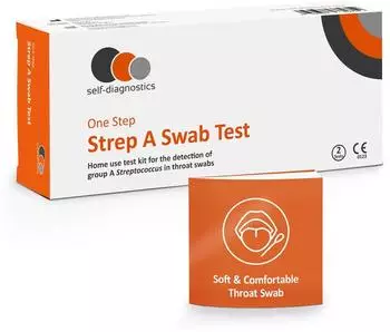 self-diagnostics Strep A Test Rachenabstrich