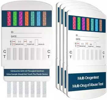 BMUT 7in1 Multi Drogenschnelltest 5 St Teststreifen