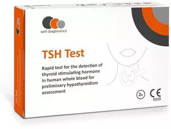 self-diagnostics TSH Test Schilddrüsen-Schnelltest für zu Hause 2 St