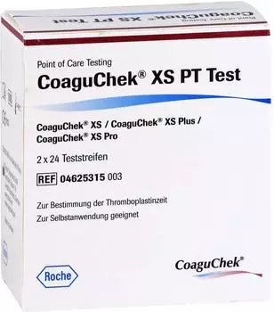 Medi-Spezial COAGUCHEK XS PT Test PST 2x24 St