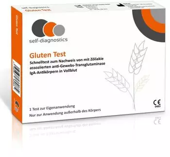 self-diagnostics Gluten Test Zöliakie Schnelltest Darmgesundheit und Immunsystem