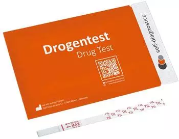self-diagnostics Drogenschnelltest Tilidin (TIL) - Cut-Off: 300 ng/ml 5 Teststreifen Drogennachweis Tauchtest Urintest Tilidin Test 5 min Drogentest Urin