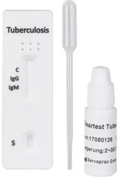 Servoprax Cleartest Tuberkulose Immunoassay-Schnelltest 10 St Kombipackung