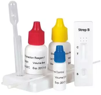 Servoprax Cleartest Strep B Schnelltest GBS Abstrich Test 10 Stück