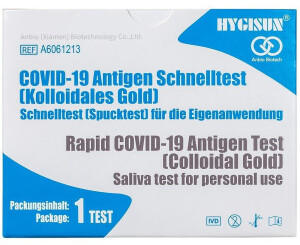 Anbio (Xiamen) Hygisun COVID-19 Antigen Schnelltest (Kolloidales Gold) (1 Stk.)
