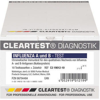 Diaprax Influenzatest Cleartest Teststreifen (25 Stk.)