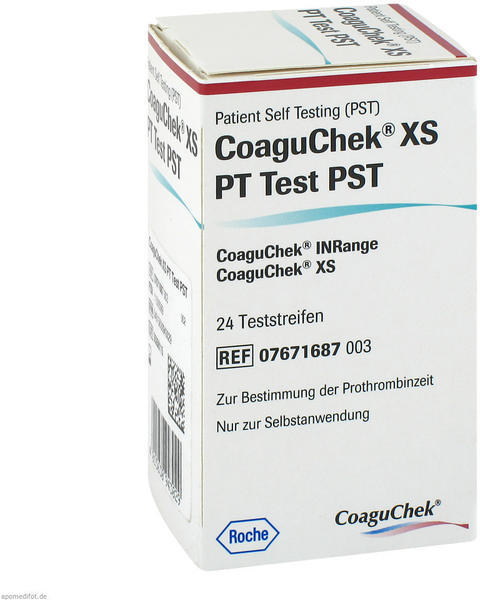 Roche Coagu Chek XS PT Test (24 Stk.)