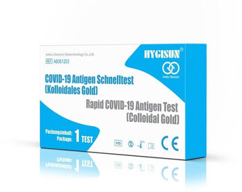 Anbio (Xiamen) Hygisun COVID-19 Antigen Schnelltest (Kolloidales Gold) (100 Stk.)