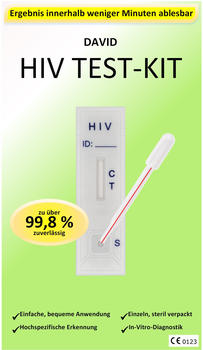 David HIV Testkit Schnelltest (1Stk.)