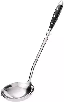 Gräwe Schöpflöffel Nürnberg, Edelstahl, schwarz, 31cm