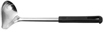 Fackelmann Black Soßenlöffel 26cm, Edelstahl/Kunststoff (24396)
