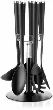 Guzzini Kochbesteck-Set 5-teilig mit Basis, Nylon (16980016)