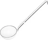 Riess 0309-033, Riess Sch&ouml;pfl&ouml;ffel Emaille Sch&ouml;pfkelle Wei&szlig; 9 cm