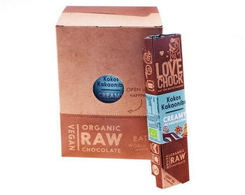 Lovechock Creamy Kokos Kakaonibs Bio (12x40g)