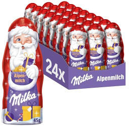 Milka Weihnachtsmann Alpenmilch (24x45g)
