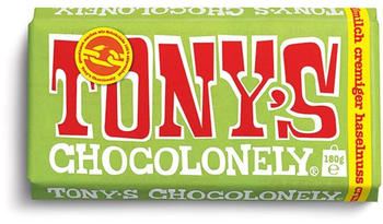 Tony’s Chocolonely Vollmilch cremiger Haselnuss-Crunch (180g)