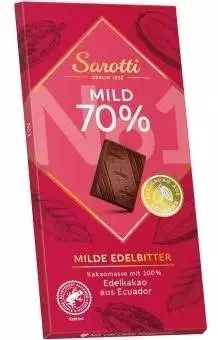 Sarotti Mild 70 % Milde Edelbitter