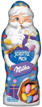 Milka Weihnachtsmann Sch&uuml;ttel mich Alpenmilch mit Kakaolinsen (61g)