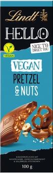 Lindt Hello Vegan Pretzel & Nuts Tafel 100g
