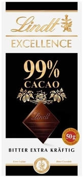 Lindt Excellence 99% Cacao Edelbitter Extra Kräftig 50g