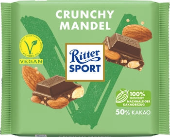 Ritter-Sport Vegan Crunchy Mandel 100g