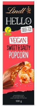 Lindt Hello Vegan Sweet & Salty Popcorn Tafel 100g