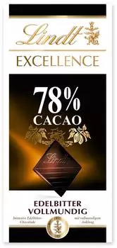 Lindt Excellence 78% Cacao Edelbitter Vollmundig Tafel 100g