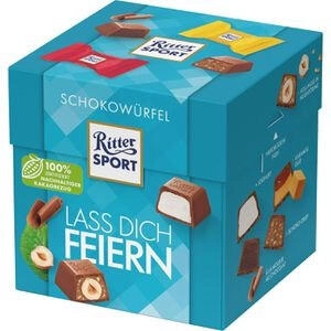 Ritter-Sport Ritter Sport Schokow&uuml;rfel Lass Dich Feiern 22er