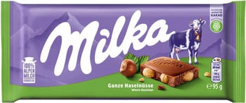 Milka Ganze Haselnüsse 95g