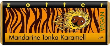 Zotter Mandarine Tonka Karamell vegan 70g
