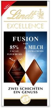 Lindt Excellence Fusion 85% & Fleur de Sel Tafel 100g