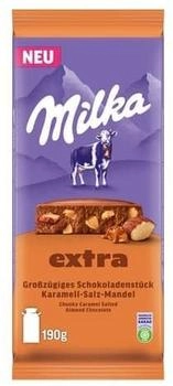 Milka Extra Karamell-Salz-Mandel 190g