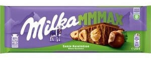 Milka Mmmax Ganze Haselnüsse 250g