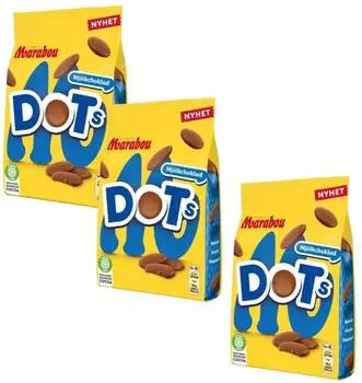 Marabou Dots Mjölkchoklad 120g