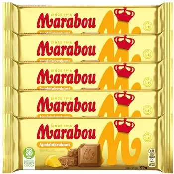Marabou Apelsinkrokant 170g