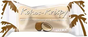 Hellma Kokos-Krispy Weiße Schokolade 380er