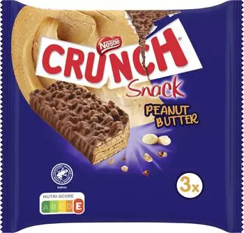 Nestlé Crunch Snack Peanut Butter 3x31g