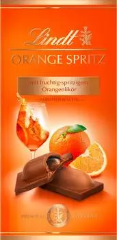 Lindt Orange Spritz Vollmilch Tafel 100g