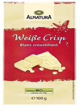 Alnatura Bio Schokolade Weiße Crisp 100 g