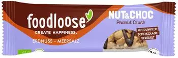 foodloose Nussriegel Nut & Choc Peanut Crush Bio 35g