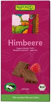 Rapunzel Himbeere vegan Mandel Schokolade Bio 80g