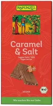 Rapunzel Caramel & Salt Schokolade Bio 80g