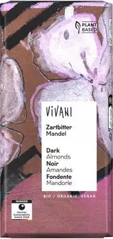 Vivani Zartbitter Mandel Bio 100g