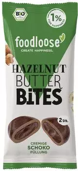 foodloose Hazelnut Butter Bites Schoko Bio 40g