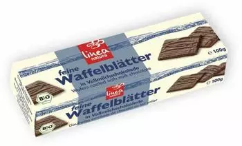 Linea Natura Linea Waffelbl&auml;tter Vollmilch Bio 100g