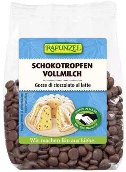 Rapunzel Bio Schokotropfen Vollmilch 100g