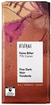 Vivani Feine Bitter 71% Kakao Bio 80g
