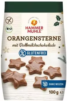 Hammerm&uuml;hle Orangensterne Vollmilch Bio 100g